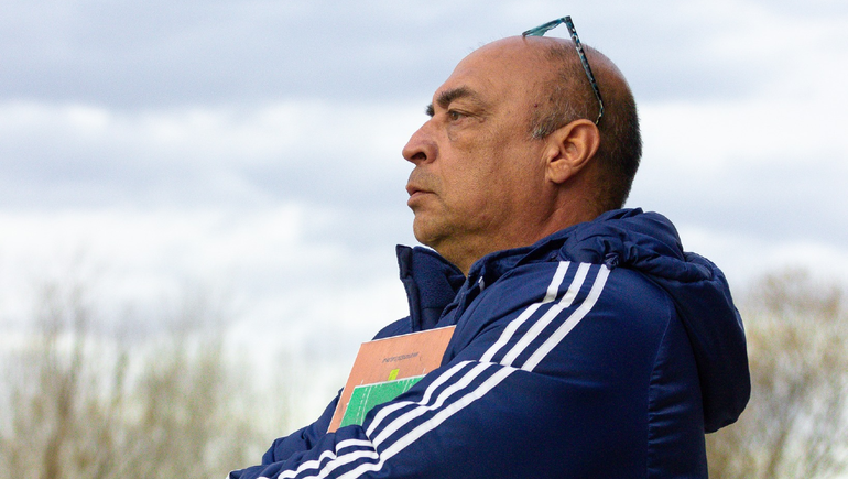 Pedro Zayas en el partido del fin de semana