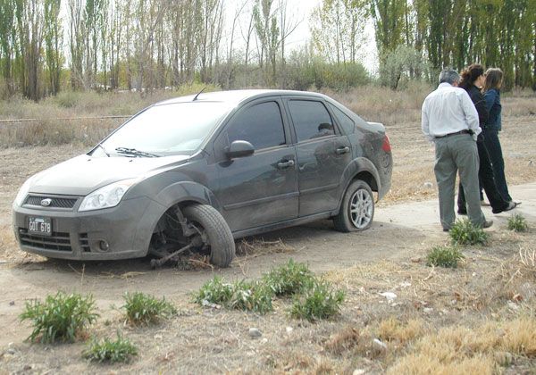 Un accidente por esquivar a perros