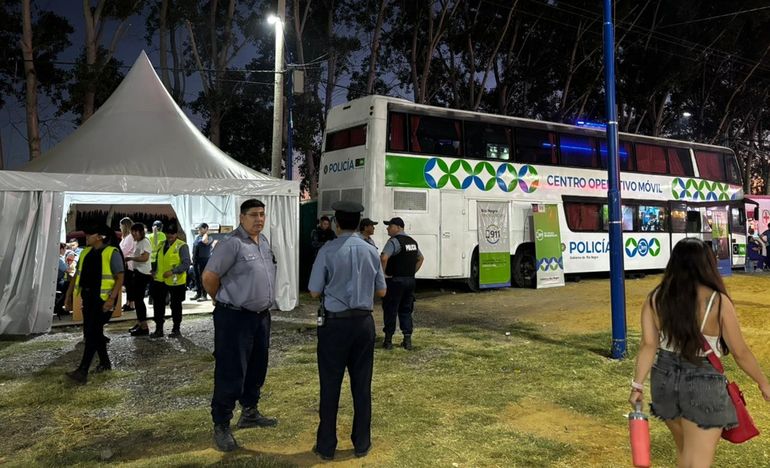 Desde el personal policial detallaron las intervenciones que tuvieron durante los primeros días de la Fiesta de la Manzana.