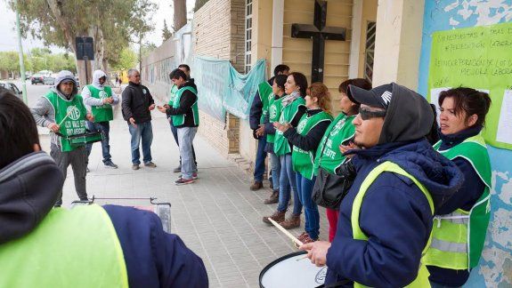 Los trabajadores del cementerio protagonizaron varias protestas.