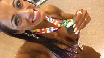 Natalia Maldonado lleva 6 años practicando fitness y ya se convirtió en subcampeona nacional en su categoría.